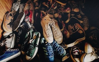 pile of shoes