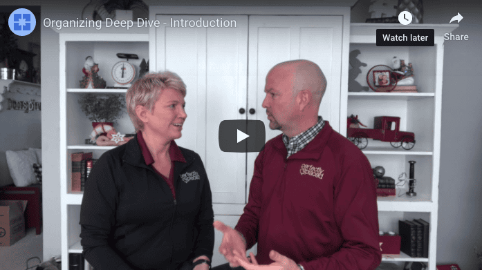 St. Louis based professional organizer Susan Stewart and Travis Stewart