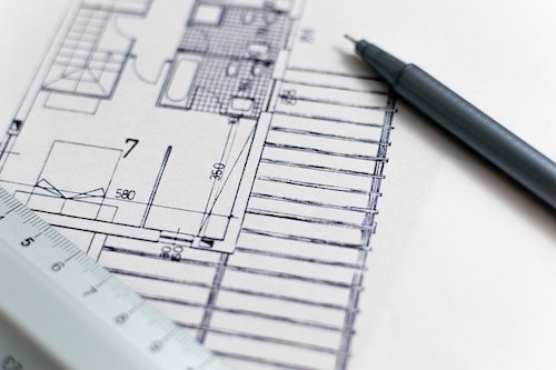 Blueprints for a home design