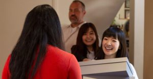 Marie Kondo organizing a family home