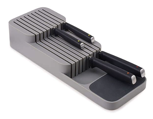 gray drawer knife organizer