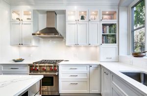 Beautiful and organized kitchen organized by home organizer