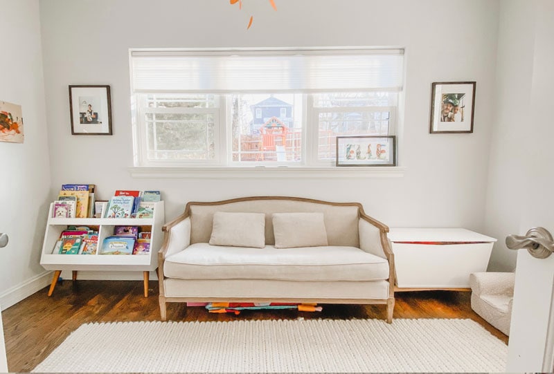 Clean, redesigned playroom organized and decluttered by St. Louis' best professional home organizer